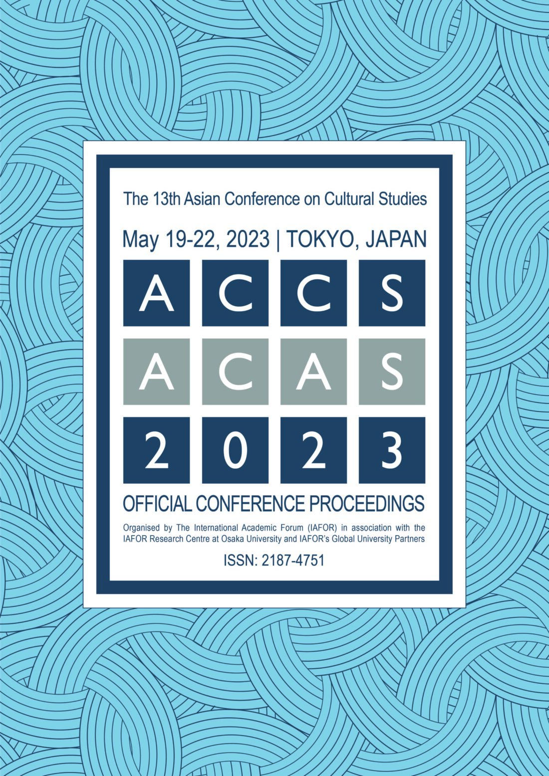 ISSN 21874751 The Asian Conference on Cultural Studies 2023 Official