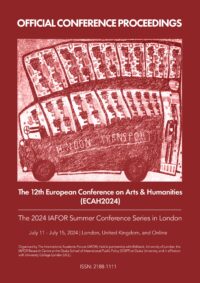 ISSN: 2188-1111 – The European Conference On Arts & Humanities 2024 ...